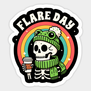 Chronic Illness Spoonie EDS Invisible Illness Club Flare Day Sticker